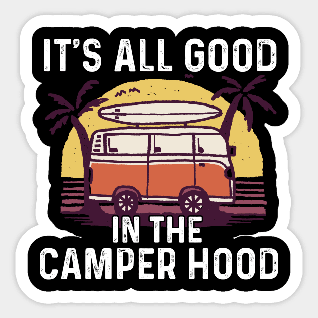 Camper Sticker by Alvd Design